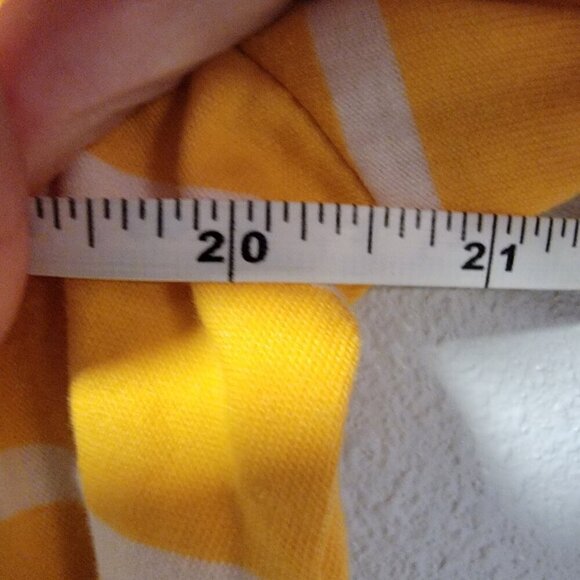 ❤️Coral Bay Raspberry Pink Stripe Short Sleeve Petite Large Tee Tunic Top NWT - Picture 10 of 10